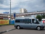 Бесплатный автобус Genser в пункт аренды автомобилей АрендаАвто-кам на ул.Добролюбова